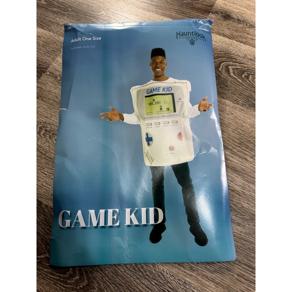 Hauntlook Game Kid Adult One Size Costume Retro Handheld‎ Video Game Bodysuit